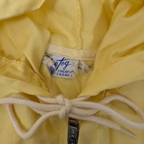 Free with Purchase - 70's Yellow Overalls & Jacket Set Jumpsuit Matching 2 Piece - Picture 8 of 8